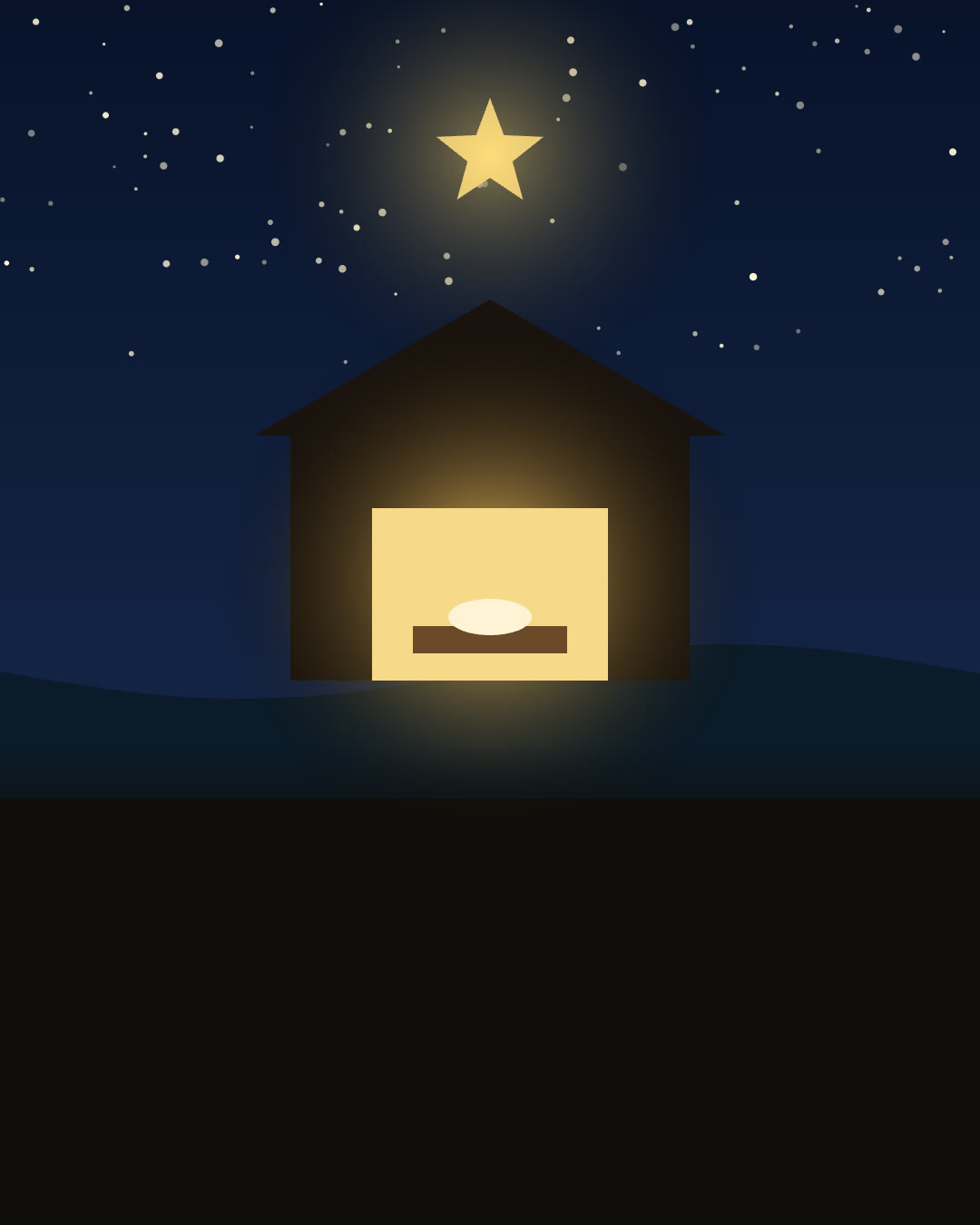O come, let us adore card